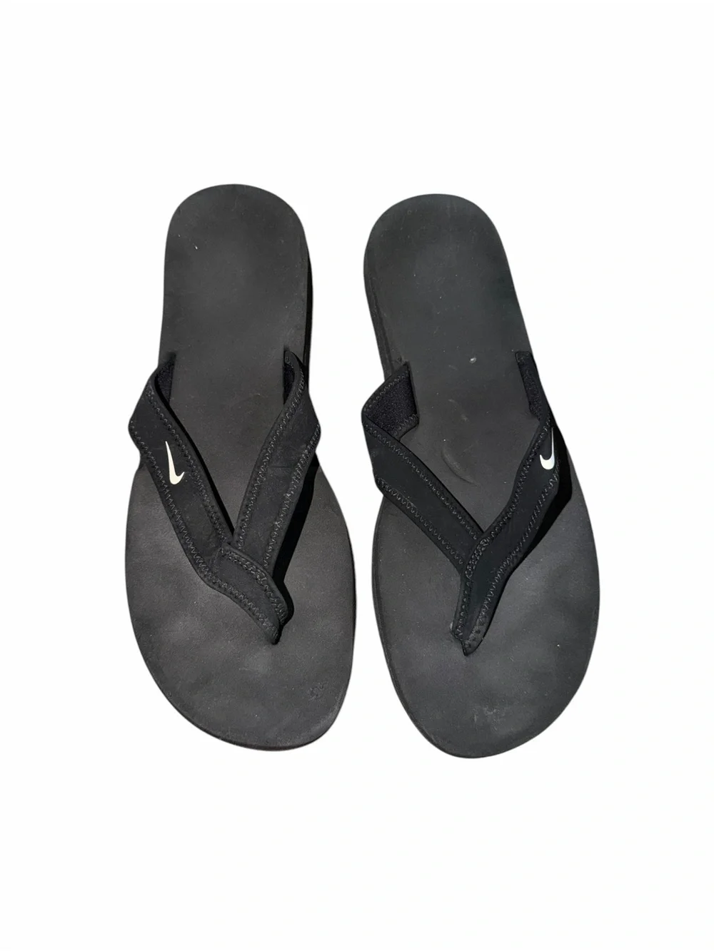 Nike Celso Girl Flip Flops Black White Women’s Size 9